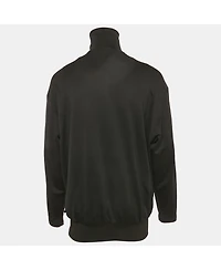 Pre-Owned Balenciaga Men's Black Jersey Zip-Up Jacket