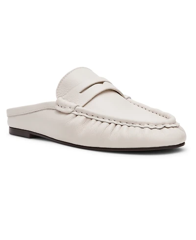 Steve Madden Women's Rafe Tailored Slip-On Loafer Mules