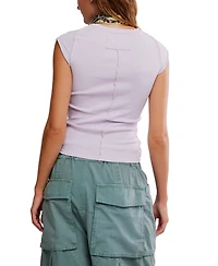 Free People Women's Ever Had Cap-Sleeve T-Shirt