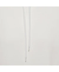 Pre-Owned Balenciaga Men's White Logo Print Cotton Oversize Hoodie