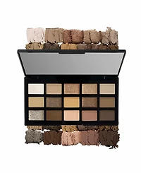 Laura Geller Beauty The Casual Collection Gold Standard 15 Multi-Finish Eyeshadows, 0.05 oz.