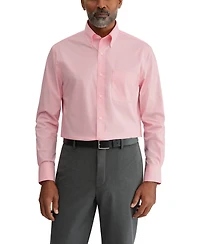 Tommy Hilfiger Men's Regular Fit Wrinkle Resistant Stretch Dress Shirt