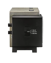 Bulova Clocks Precision Tone Silver Clock Radio