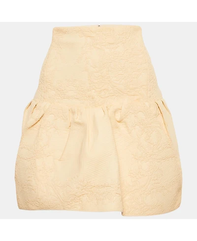 Pre-Owned Chloe Women's Jacquard Flounce Mini Skirt