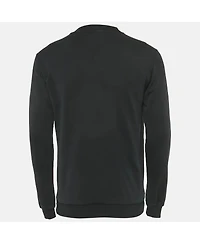 Pre-Owned Dolce & Gabbana Men's Black Logo Embroidered Cotton Sweatshirt