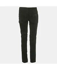 Pre-Owned Dolce & Gabbana Women's Black Corduroy Slim Fit Jeans