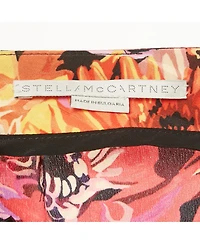 Pre-Owned Stella Mccartney Women's Floral Print Silk Tie-Up Trousers