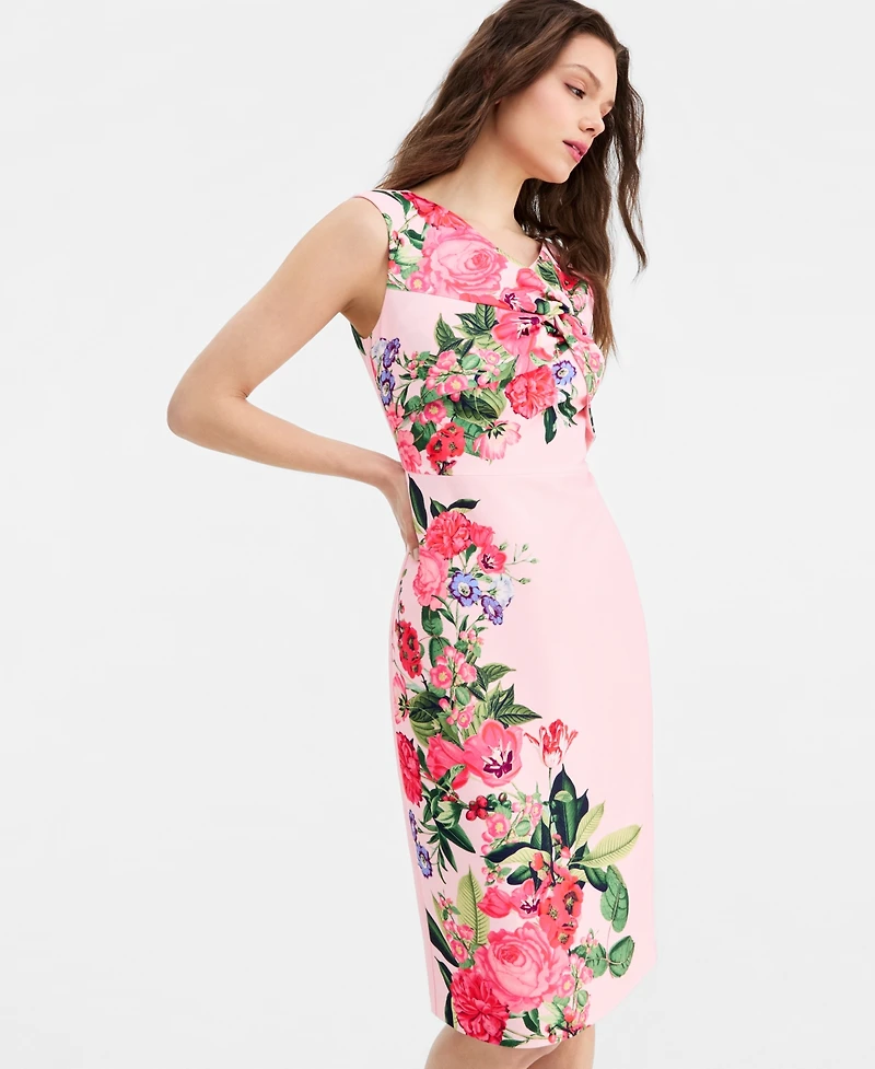 Eliza J Women's Twisted-Detail Sheath Dress