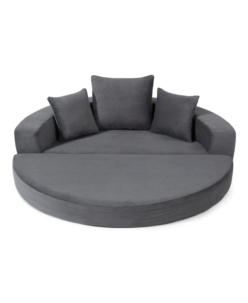 Streamdale Furniture Convertible Sofa Couch Bed, Multi-functional, Adjustable Futon for Apartment