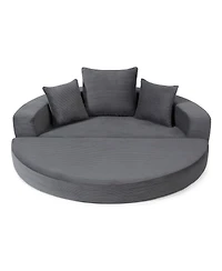 Streamdale Furniture Convertible Sofa Couch Bed, Multi-functional, Adjustable Futon for Apartment