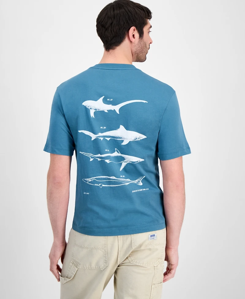Hugo by Boss Men's Shark Print T-Shirt