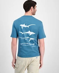 Hugo by Boss Men's Shark Print T-Shirt