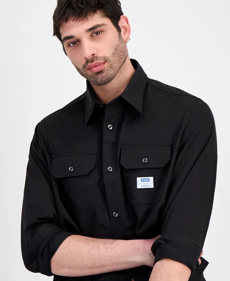 Hugo by Boss Men's Ekynone Workwear Shirt
