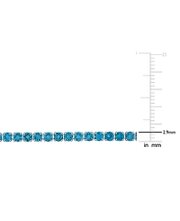 Macy's Emerald (4-1/2 ct. t.w.) Tennis Bracelet 18k Gold Flash Plated Silver (Also Available Rhodolite, Citrine, Blue Topaz)