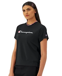 Champion Women's Classic Script Graphic T-Shirt