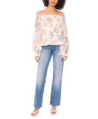 Vince Camuto Women's Off-The-Shoulder Long-Sleeve Blouse