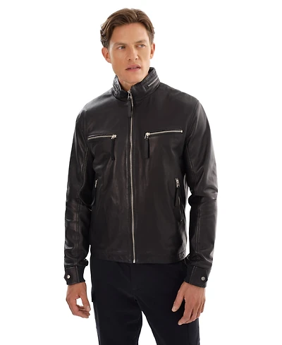 Regency Leathers Men's Calton Leather Bomber Jacket