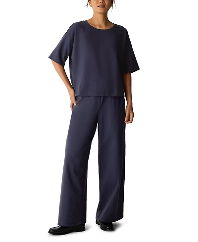 Eileen Fisher Women's Crewneck Boxy T-Shirt