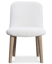 Bernhardt -Pc. Wood Loggia Dining Set Round Table and Side Chairs