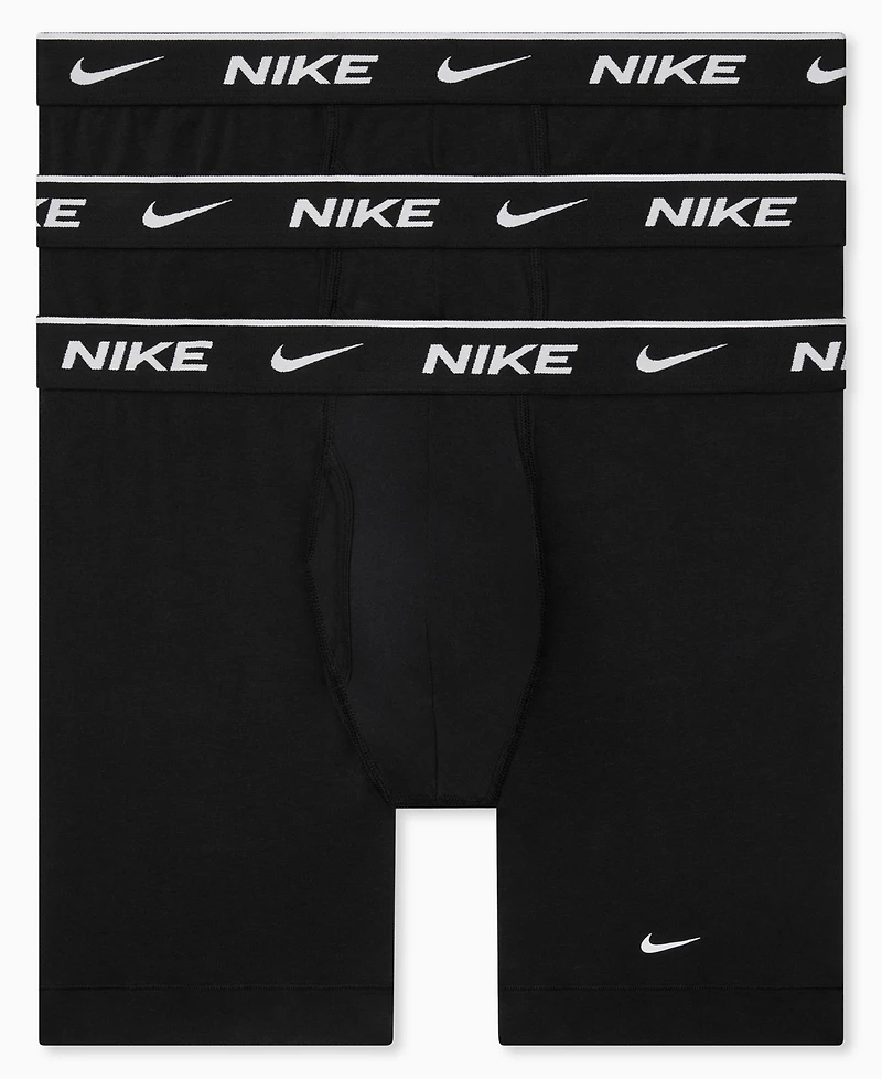 Nike Men's Dri-fit Essential Cotton Stretch Boxer Briefs, 3-Pack
