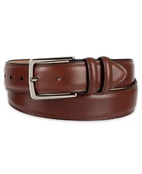 Club Room Men's Luxury Drop Edge Stitched Leather Belt, Macy's Exclusive