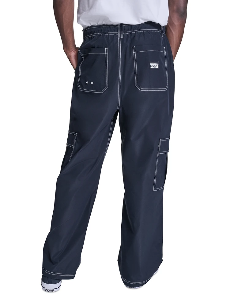 Converse Men's Wide-Leg Ripstop Cargo Pants