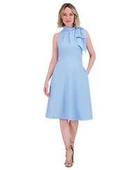 Eliza J Women's Bow Halter Midi Dress