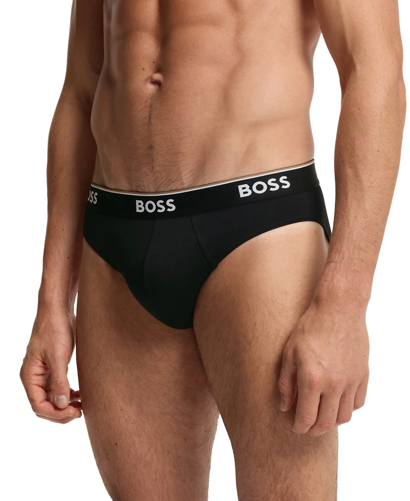 Hugo Boss Men's Power Briefs Underwear, 3-Pack Set