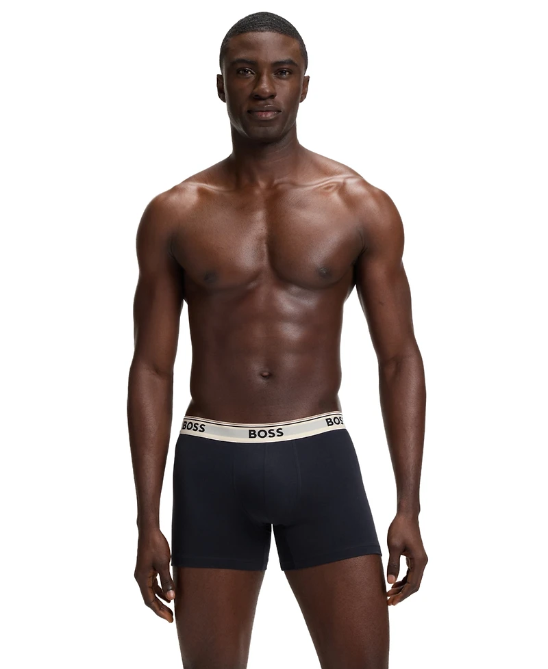 Hugo Boss Men's Power Boxer Briefs Underwear, 3-Pack Set