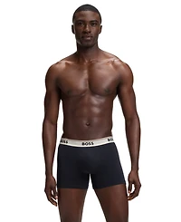 Hugo Boss Men's Power Boxer Briefs Underwear, 3-Pack Set