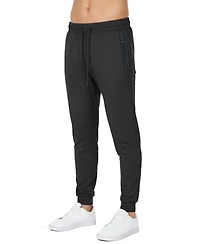 Blu Rock Men's Slim-Fit Tech Joggers Zipper Pockets Sweatpants