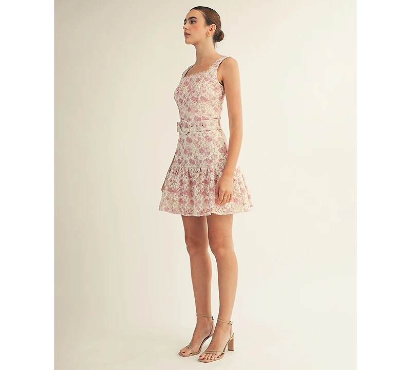 Arose Studio, Inc Women's Ruffle Hem Mini Dress