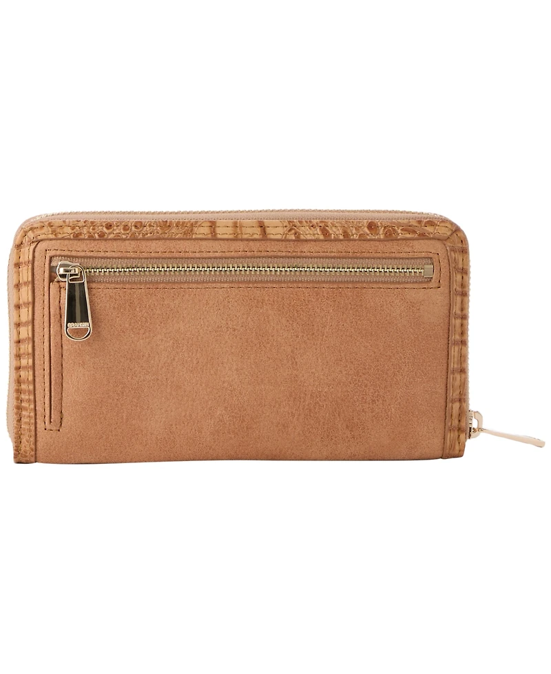 Brahmin Suri Zip Around Leather Wallet