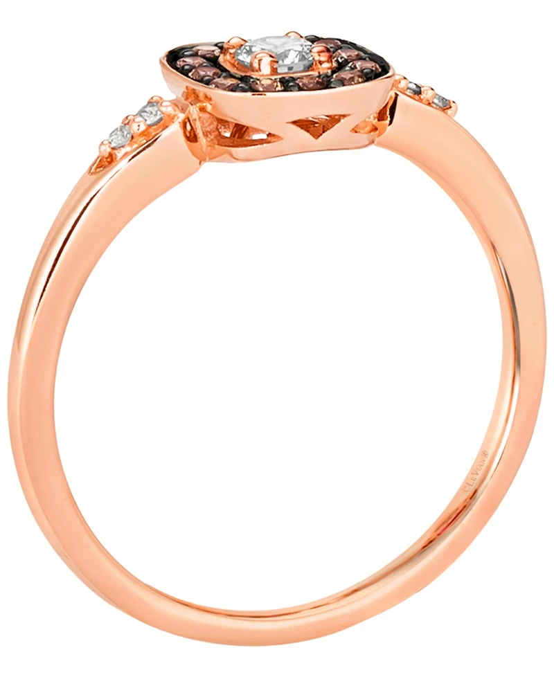 Le Vian Nude Diamond (0.13 ct. t.w.) & Chocolate Diamond (0.11 ct. t.w.) Ring in 14k Strawberry Gold