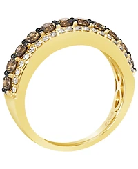 Le Vian Nude Diamond (0.39 ct. t.w.) & Chocolate Diamond (0.94 ct. t.w.) Ring in 14k Honey Gold