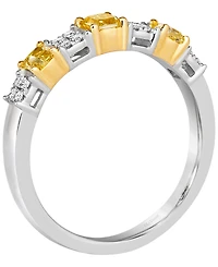 Le Vian Sunny Yellow Diamond (0.53 ct. t.w.) & Vanilla Diamond (0.09 ct. t.w.) Ring in 14k Two-Tone Gold