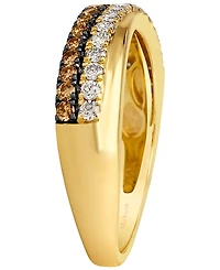 Le Vian Chocolate Diamond (0.27 ct. t.w.) & Nude Diamond (0.27 ct. t.w.) Ring in 14k Honey Gold