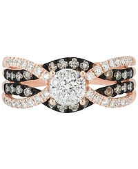 Le Vian Chocolate Ombre Diamond (0.46 ct. t.w.) Ring in 14k Honey Gold