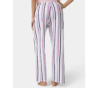 Hue Women's Printed Mid-Rise Pants
