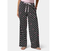 Hue Plus Cozy Canine Striped Mid-Rise Pants