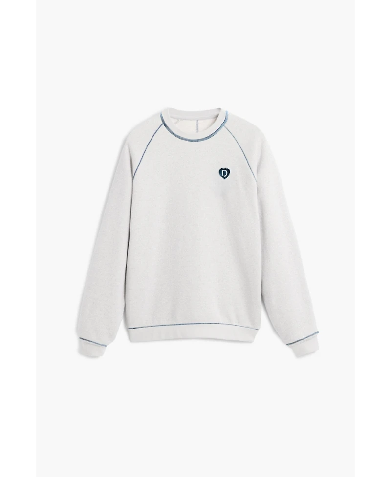 Desigual Men's Basic Cotton Sweatshirt.
