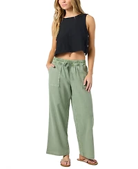 O'Neill Women's Sevie Patch Pocket Woven Pull-On Pants
