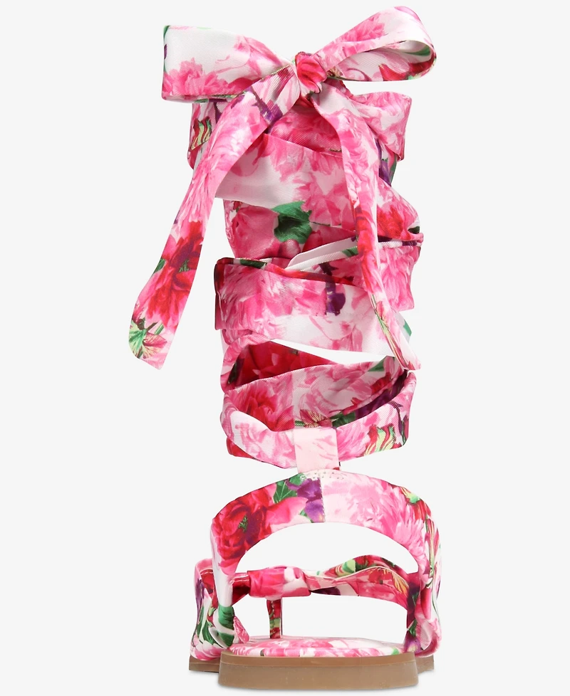 I.n.c. International Concepts Women's Maris Ankle Tie Flat Sandals, Macy's Exclusive