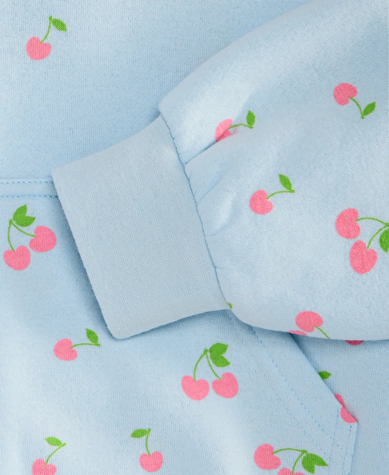 With Jules Girls 7-16 Printed Zip Hoodie