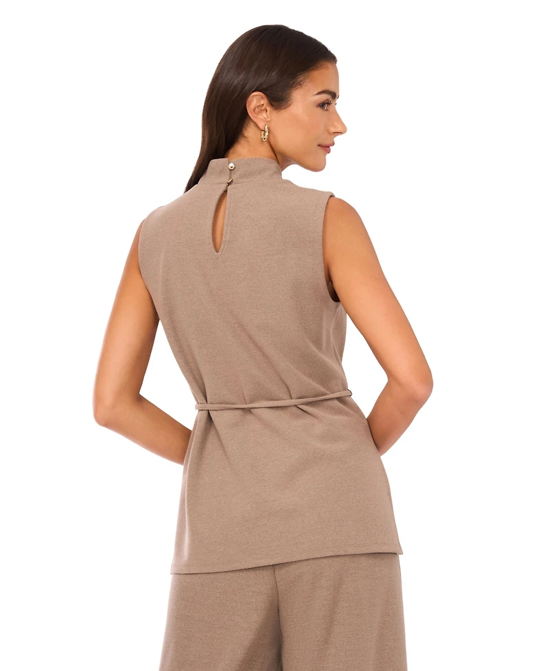 Vince Camuto Women's Mock Neck Sleeveless Top