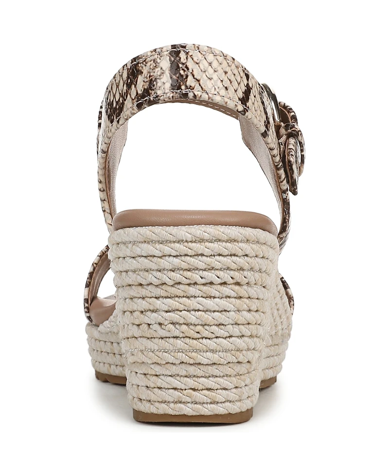 Naturalizer Women's Stella Open Round Toe Wedge Sandals