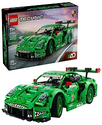 Lego Technic Porsche 911 GT3 R Rexy Ao Racing Car 42224, 1313 Pieces