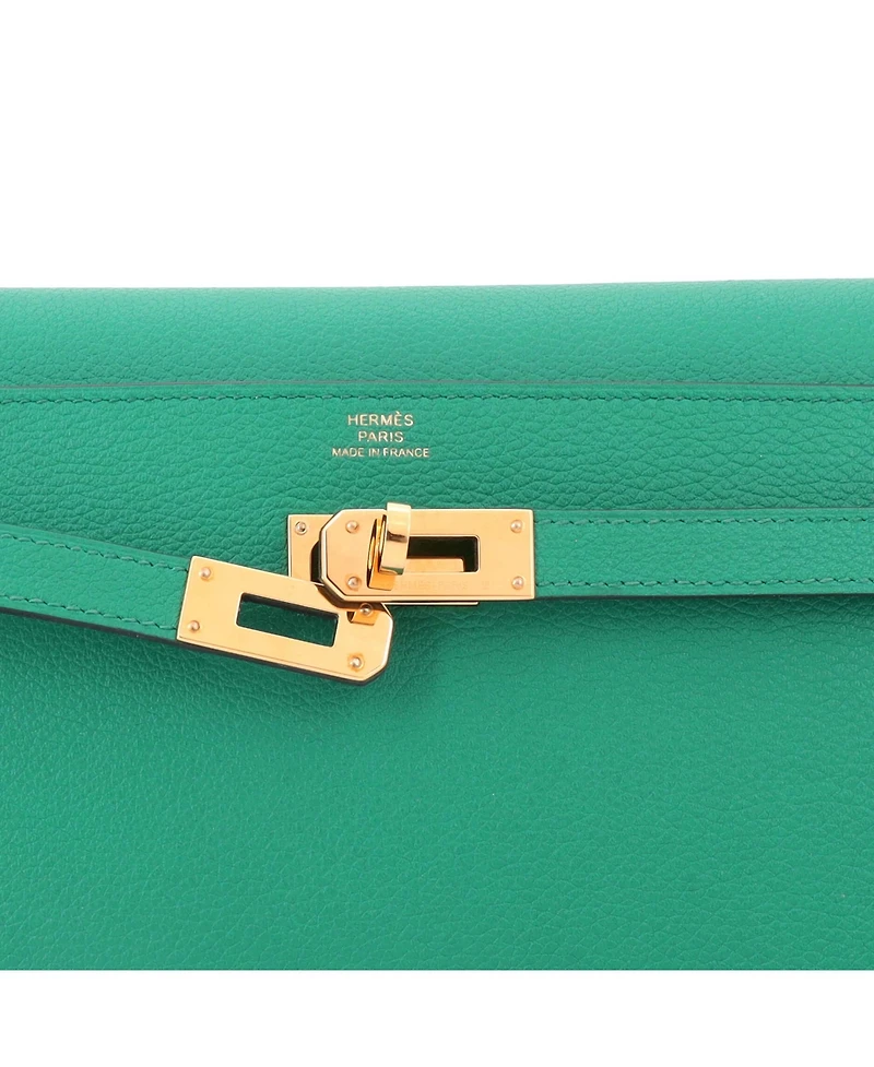 Pre-Owned Hermes Kelly To Go Wallet Evercolor