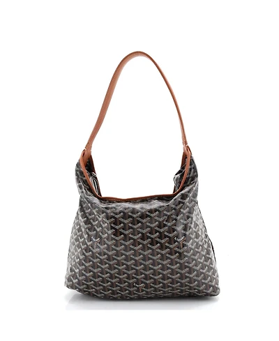 Pre-Owned Goyard Boheme Hobo Coated Canvas