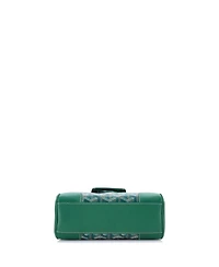 Pre-Owned Goyard Mini Saigon Top Handle Bag Coated Canvas with Leather